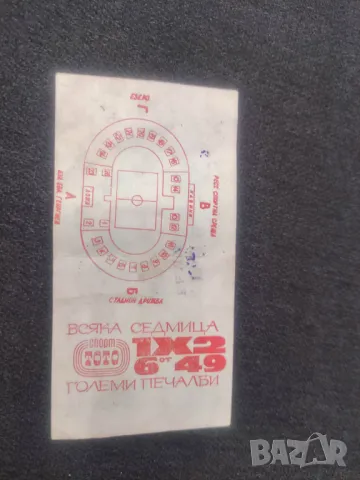 Футболен билет Свидетелство 1992, снимка 2 - Футбол - 48497670