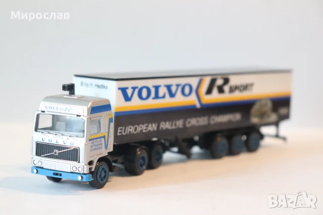 HERPA  1:87 H0  VOLVO  КАМИОН ТИР ИГРАЧКА МОДЕЛ, снимка 3 - Колекции - 49742830