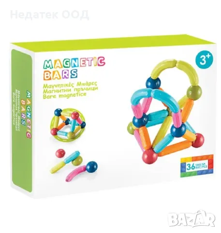 Магнитен конструктор, 36 бр.