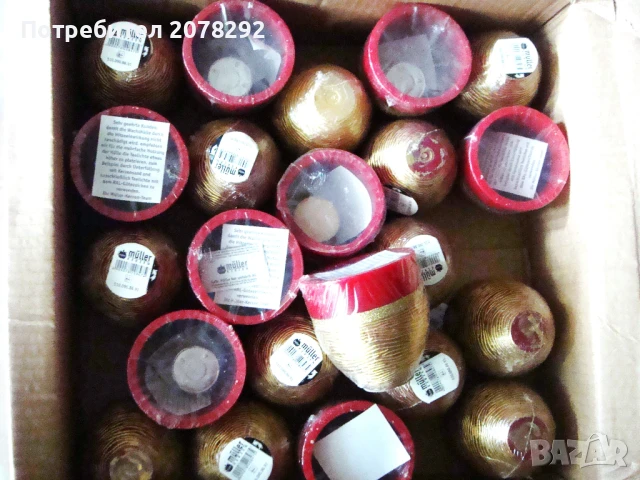 20 бр.свещници+ чаени свещи