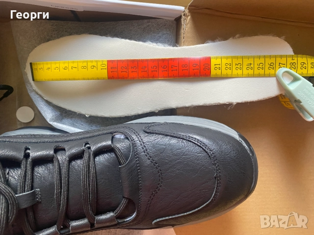 Мъжки кожени боти до глезена, с топла вълнена подплата., снимка 7 - Мъжки боти - 51699201
