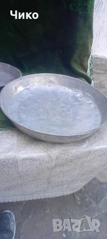 Стари бакърени тави , снимка 2 - Антикварни и старинни предмети - 54125986