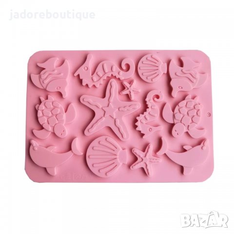 Силиконов молд морски риби звезди миди , снимка 4 - Други - 37668713