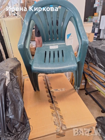 Комплект - маса с 2 стола, снимка 3 - Градински мебели, декорация  - 51193979