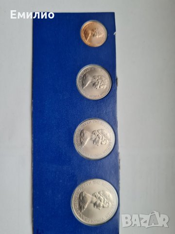 British Virgin Islands 1 c ,5 c,10 c,& 25 cents 1973 год. BUNC , снимка 4 - Нумизматика и бонистика - 34989494