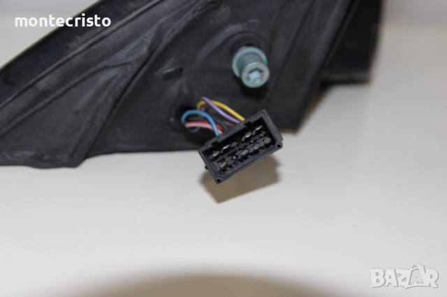 Дясно огледало Audi A6 C5 (1997-2005г.) 8 пина / Синьо стъкло Син къс вариант електрическо, снимка 7 - Части - 51586052