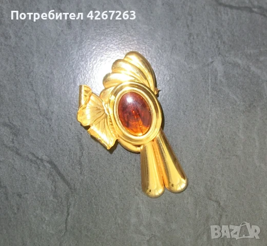 Винтидж 3Д брошка с пеперуда , снимка 3 - Други - 49262650