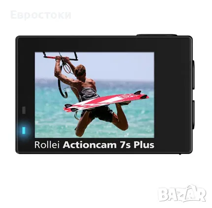 Екшън камера Rollei Action Сam 7S Plus, 4K, 16MP, Wifi, функция за уеб камера, преден дисплей , снимка 2 - Камери - 48467002