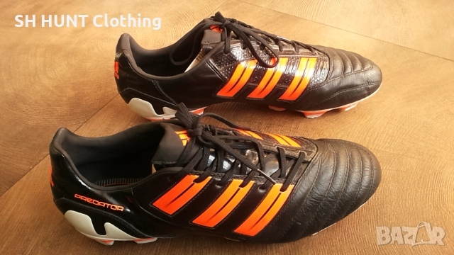 Adidas PREDATOR Footbal Boots Leather размер EUR 47 1/3 / UK 12 бутонки естествена кожа 14-12-S, снимка 3 - Футбол - 52639999