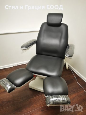 Стол за педикюр Plant (3 мотора) 168 x 56/81,5 x 54/128 см - тъмно сив, снимка 2 - Педикюр и маникюр - 32572098