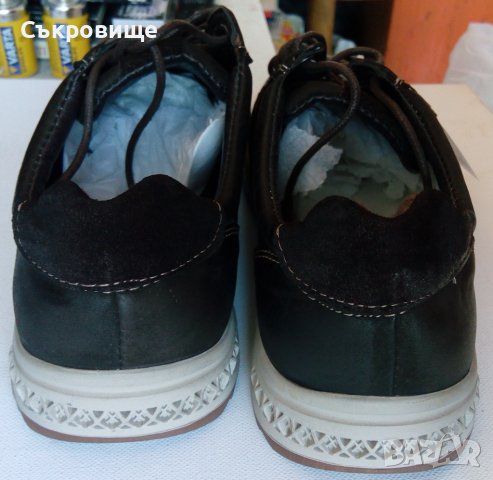 Нови кожени ежедневни обувки естествена кожа спортно елегантни Tendenz цвят кафе, снимка 5 - Ежедневни обувки - 39785555
