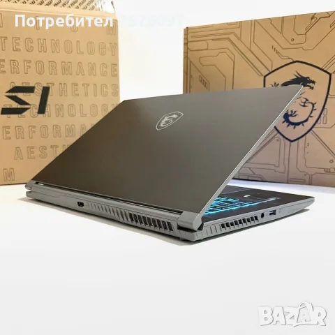 MSI Thin 15/IPS 144HZ/Ryzen 5 7535HS/RTX 4060 8GB/16GB DDR5/1TB/ГАРАНЦИЯ, снимка 4 - Лаптопи за игри - 56038194