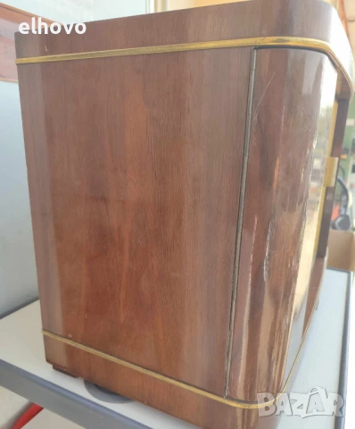 Старо лампово радио Siemens-Schatulle H42, снимка 4 - Антикварни и старинни предмети - 50721430