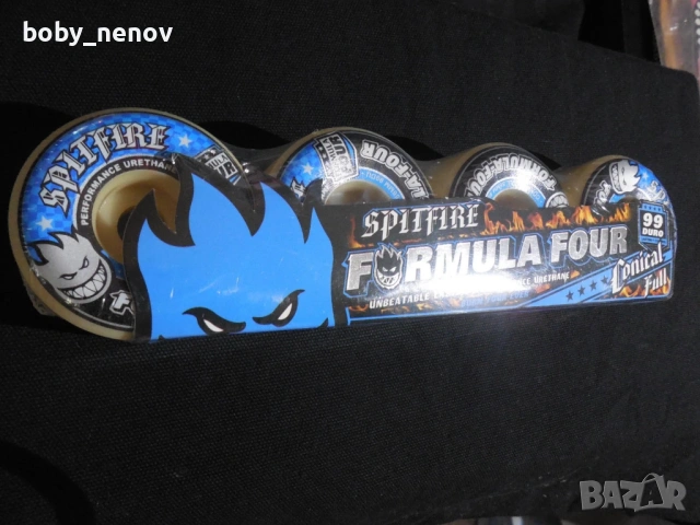 Spitfire Formula 4 Conical Full 56mm 99A - НОВИ, снимка 2 - Скейтборд, ховърборд, уейвборд - 52252143