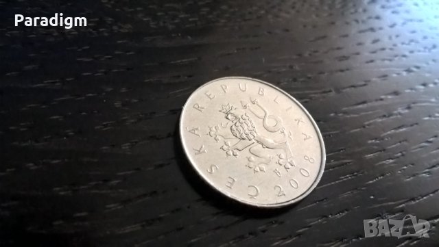 Монета - Чехия - 1 крона | 2008г., снимка 2 - Нумизматика и бонистика - 32077075