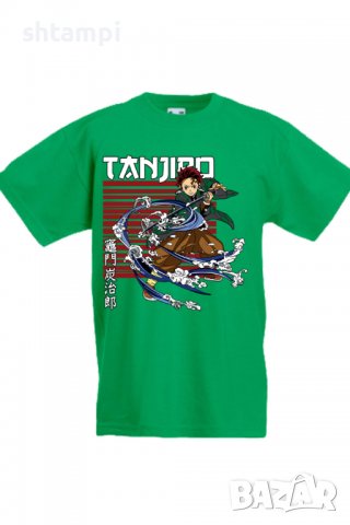 Детска тениска Demon Slayer Tanjiro Kamado 01,Анимация,игра,Празник,Повод, снимка 6 - Детски тениски и потници - 37946566