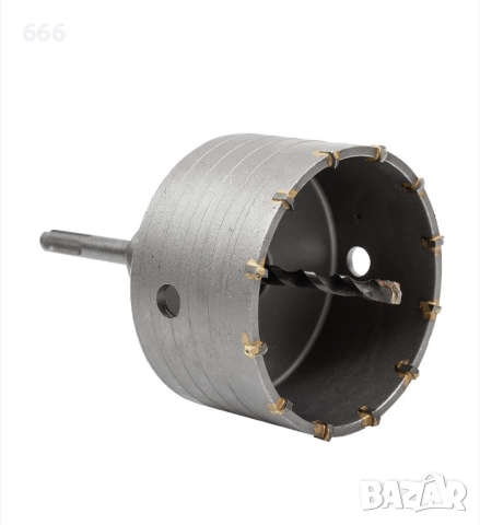 Боркорона за бетон 100мм с центриращо свредло, с адаптер SDS plus