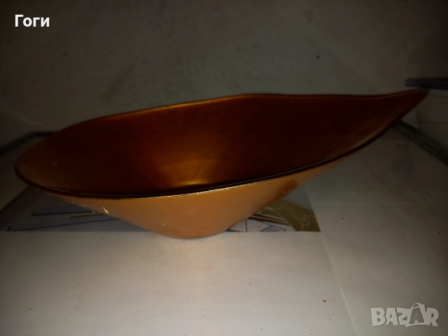 Стъклена фруктиера уникален модел, снимка 5 - Сервизи - 52681987