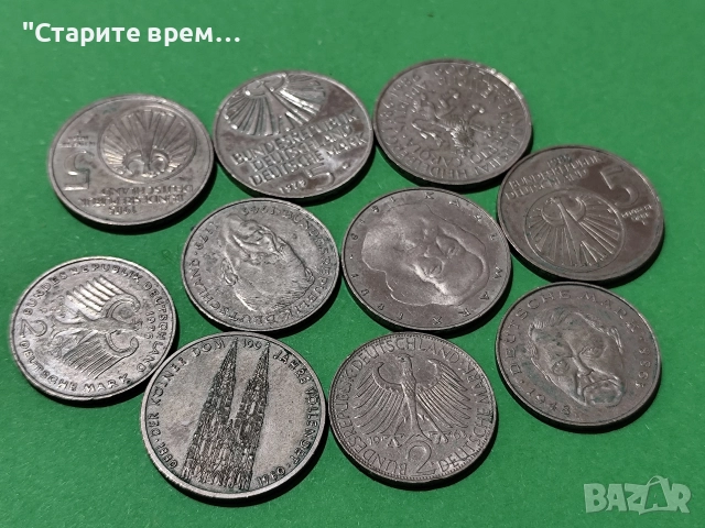 ГЕРМАНИЯ-Лот/ 10 Броя Монети, снимка 3 - Нумизматика и бонистика - 52558994