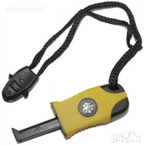 Комплект за оцеляване включва магнезиева запалка, свирка и компас нов С магнезиевата запалка можете , снимка 2 - Екипировка - 29341822