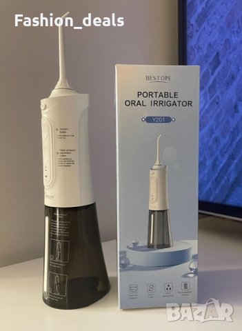 Нов Безкабелен Орален Ирригатор - 360° Въртене, IPX7, Голям Капацитет, снимка 8 - Други - 42775453