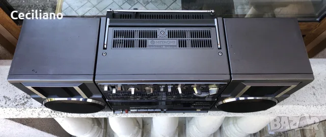 радиокасетофон HITACHI TRK-9100E, снимка 12 - Радиокасетофони, транзистори - 56242943
