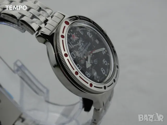 ВОСТОК АМФИБИЯ АВТОМАТИЧЕН- "ТАНК" ref: 420306, снимка 12 - Мъжки - 43312647