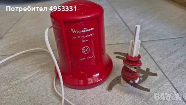 Мотор и нож за чопър Moulinex Multi Moulinette 500W (За части / резервни части