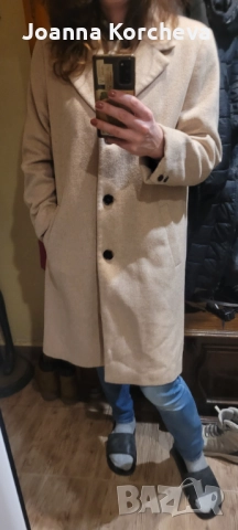 Стилно палто L размер, снимка 3 - Палта, манта - 52947602