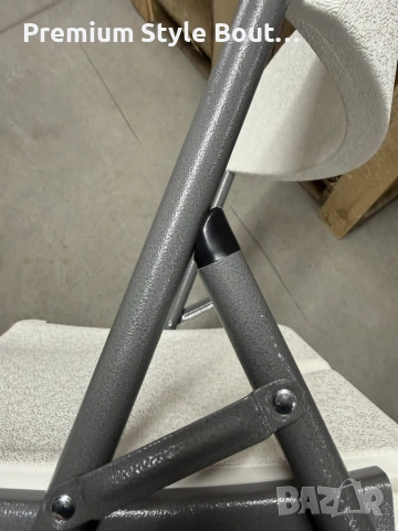 Комплект 2 броя сгъваеми кетъринг столове за градина и събития - удобни и издръжливи, снимка 3 - Други стоки за дома - 54002968