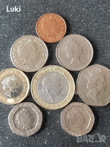 Лот монети Елизабет ||, снимка 4 - Нумизматика и бонистика - 44386043