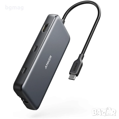 Anker PowerExpand 8-in-1 USB-C PD Ethernet Hub,хъб, снимка 3 - Други - 52083081