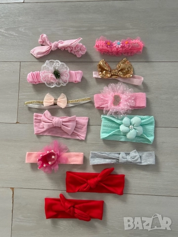 Бебешки диадеми 12бр за 9лв, снимка 8 - Шноли, диадеми, ленти - 52051758