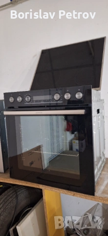 Черна фурна с котлони Горение