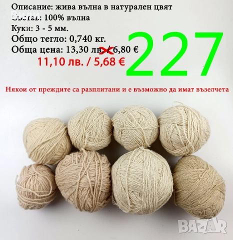 Евтини прежди в малки количества - нови и остатъци , снимка 4 - Други - 52042441