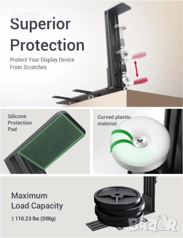 Комплект от 2 настолни стойки Hotas контролери за симулатори на полети, снимка 7 - Аксесоари - 52669479