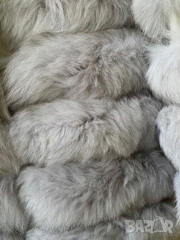 Палто на 3 части естествен косъм  , снимка 4 - Палта, манта - 42887564