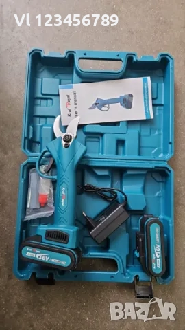  Акумулаторна безчеткова ножица на батерии 36V 8 Ah, снимка 2 - Градински инструменти - 51932242