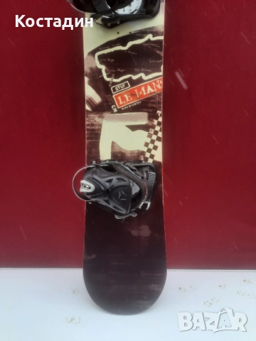 Сноуборд STUF  LE MANS 165см,  с автомати, снимка 3 - Зимни спортове - 52471687