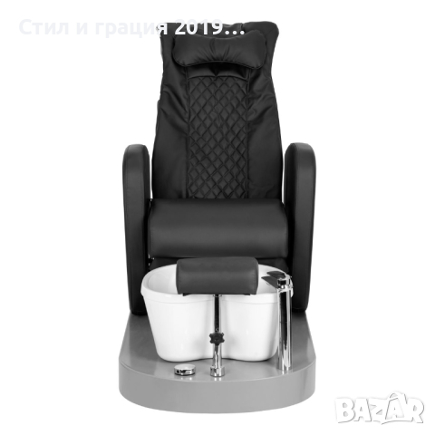 Стол за педикюр Azzurro 016C - кафява/черна с хидромасаж и масаж на гърбъ, снимка 8 - Педикюр и маникюр - 44532100