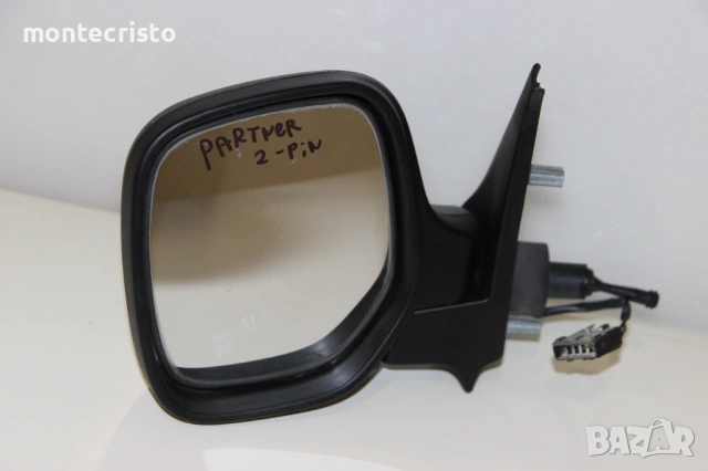 Ляво механично огледало Peugeot Partner (1996-2008г.) подгряване 8148PL Citroen Berlingo 2 пина