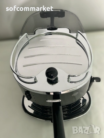 Еспресо машина DeLonghi Icona Vintage ECO 311.BK – Ретро стил + 6 м. ГАРАНЦИЯ, снимка 6 - Кафемашини - 54065954