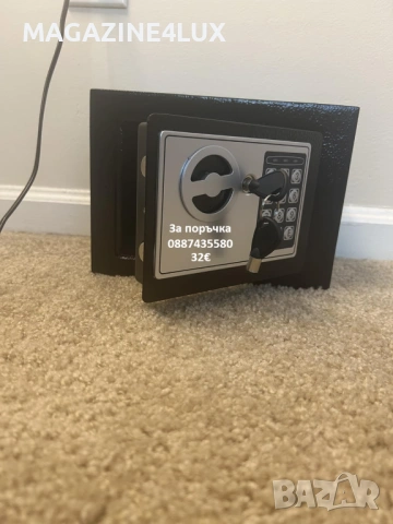 Продавам електронни сейфове с кодова клавиатура. С възможност за монтаж на стената