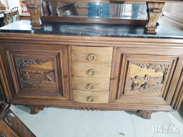 Шкаф с мраморен плот , снимка 2 - Шкафове - 53369338