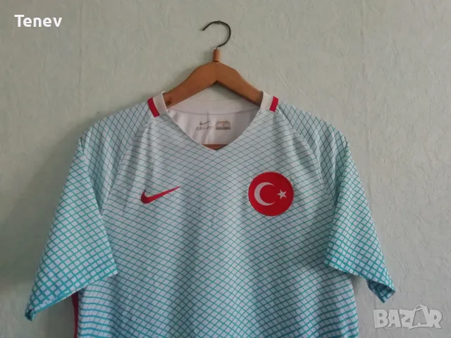Турция оригинална тениска футболна фланелка екип Nike Turkey , снимка 3 - Тениски - 47607779