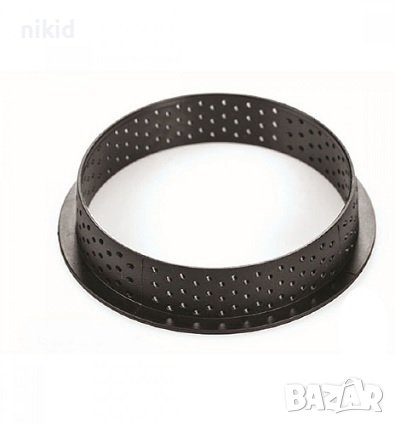 перфориран ринг на дупки за тарт тесто кошнички тарталети Tarte Ring пай десерти, снимка 4 - Аксесоари за кухня - 28747671