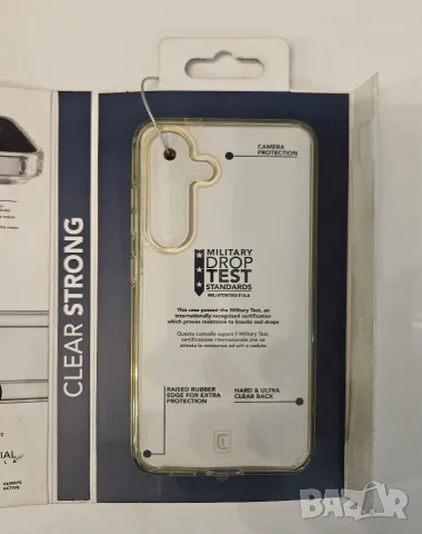 Силиконов гръб Cellularline Clear Protect - Galaxy S24, снимка 2 - Калъфи, кейсове - 56549335