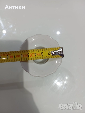 Порцеланов баварски стар свещник , снимка 4 - Декорация за дома - 52564182