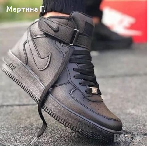 Nike Дамски Черни Маратонки Спортни Обувки Кецове Найк