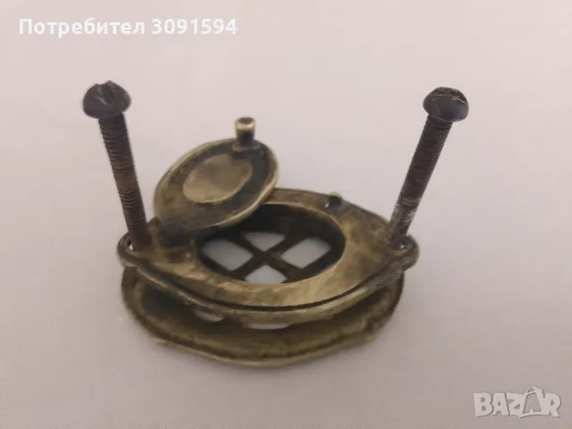 Антична бронзова шпионка за врата, снимка 9 - Други ценни предмети - 49707656